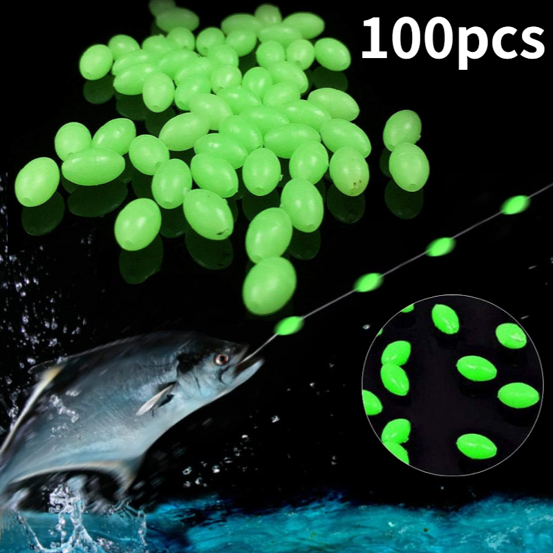 Fishing Equipment And Tools - 100 teile/los Oval Nacht Leuchtende Angeln