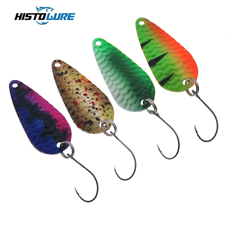 Trout Fishing Lure - Angeln Trout Löffel Einzel Haken Spinning