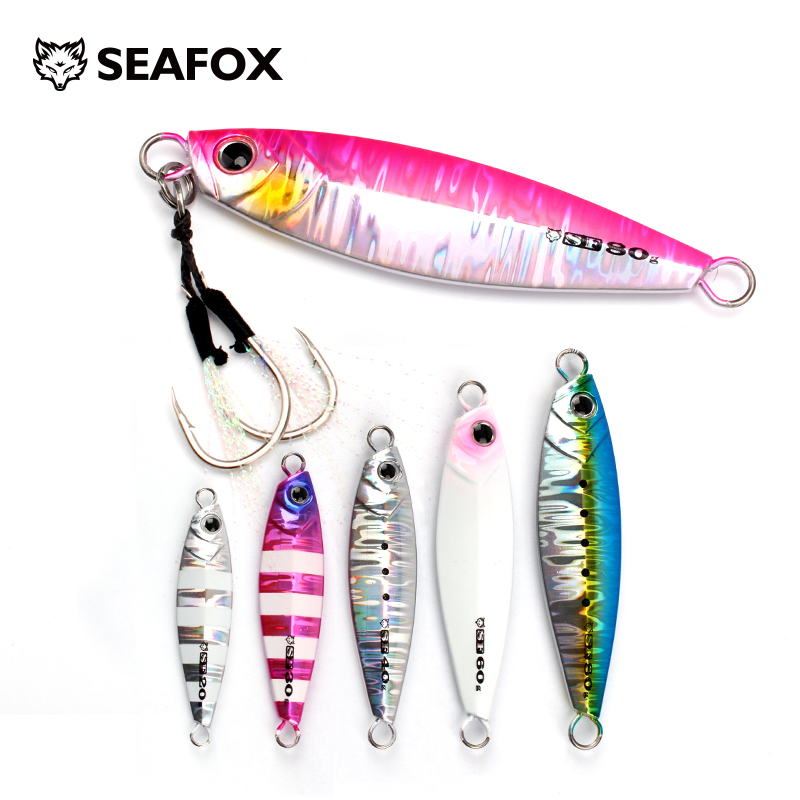 Jig Head Lure - SF10 Japen Metallguss Jig Löffel 20/30/40/60/80g