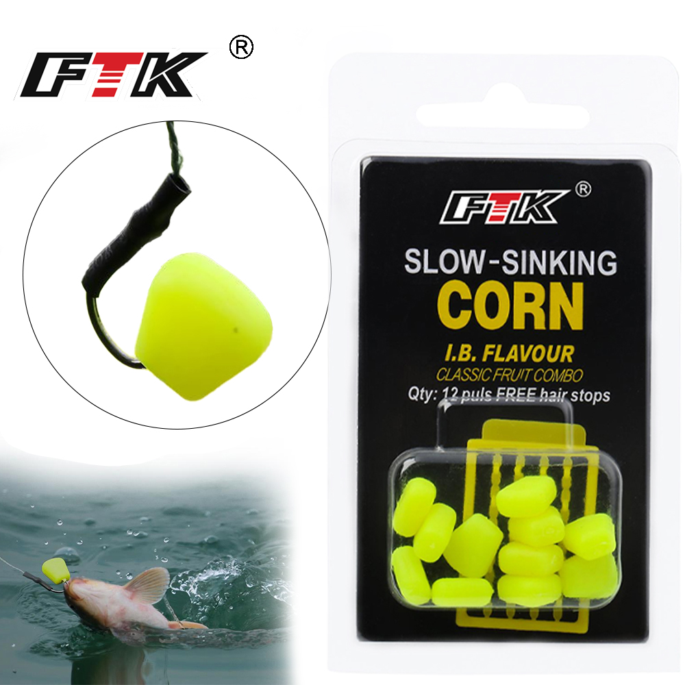 Fishing Equipment Clearance - FTK 1-Karton Karpfenangel-Boilies Popcorn 2 Stile