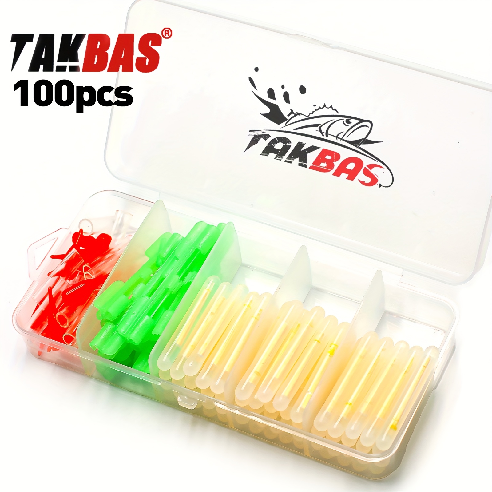 Bite Alarm Fishing - 100PCS Angeln Glow Sticks Set, Rod