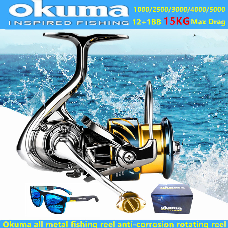 Okuma Vollmetall-Angelrolle 12 – Fishing Equipment Daiwa Bewertung und Preis