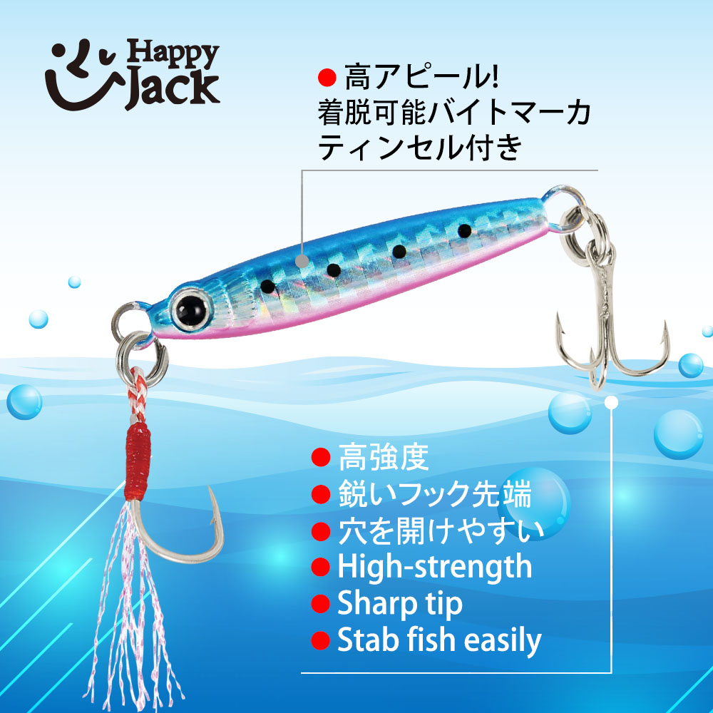 HappyJack Neue Mikro-Metall-Ji – Jig Head Lure Bewertung und Preis