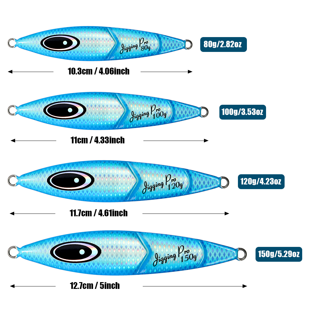JIGGING PRO 80g 100g 120g 150g – Jig Head Lure Bewertung und Preis