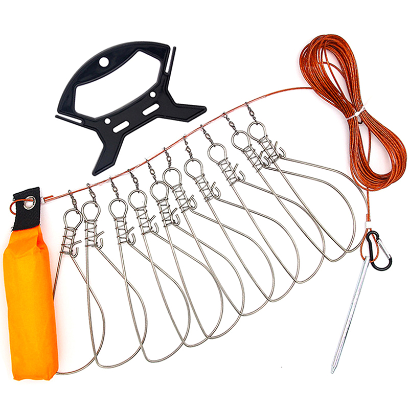 Neu【Edelstahl-Angelverschluss- – Fishing Equipment And Tools Bewertung und Preis