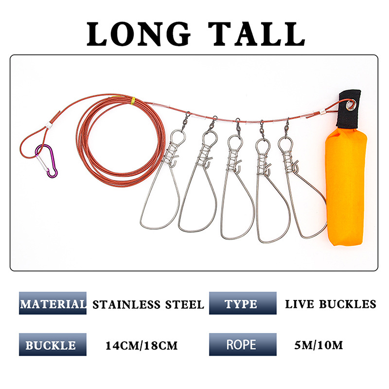 Neu【Edelstahl-Angelverschluss- – Fishing Equipment And Tools Bewertung und Preis